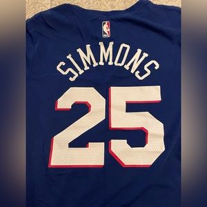 Nike Philadelphia 76ers Ben Simmons Dri Fit Shirt Jersey